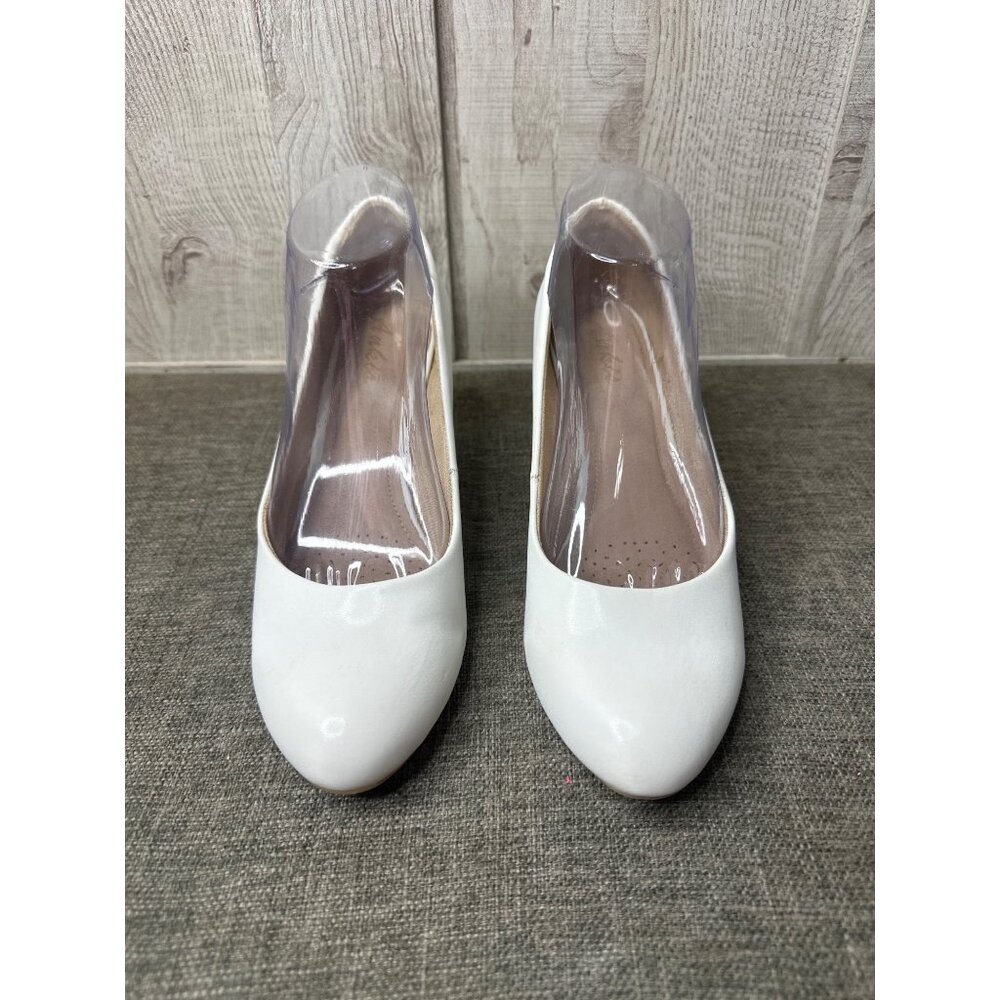 Ankis Kitten Heel Pumps Womens Size 8 Formal Dress Shoes Wedding Prom HOCO - Picture 5 of 11